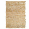Natuurlijke vezels handgeweven gevlochten jute gebied tapijt